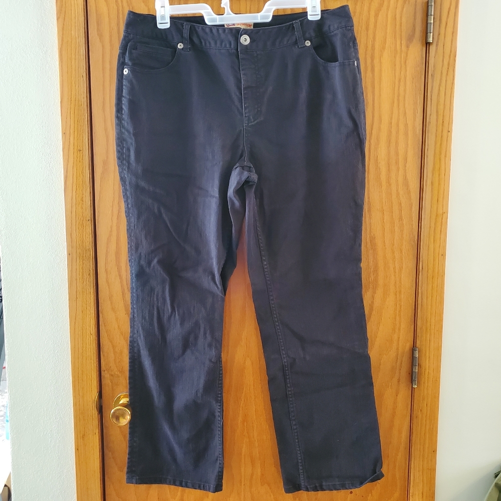Faded Glory womes stretch black jeans